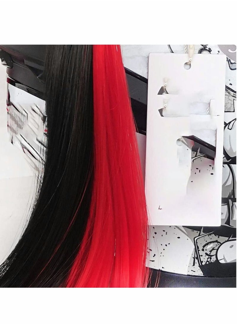 Excefore ضفائر الخوذة، ملحقات زخرفة الخوذة، زخرفة شعر خوذة غير لامعة لدراجات الدراجات النارية والزلاجات قطعتين  - Image 4