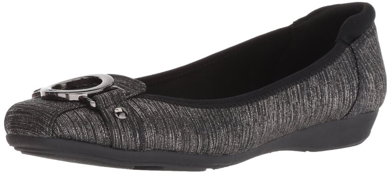 ANNE KLEIN AK Anne Klein Sport Womens Umeko Ballet Flat Shoe Pewter Multi 11 M US - Image 2