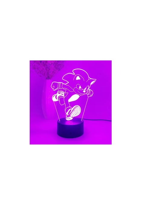 SM4U A light-up base powered via USB port, emitting LED lights.