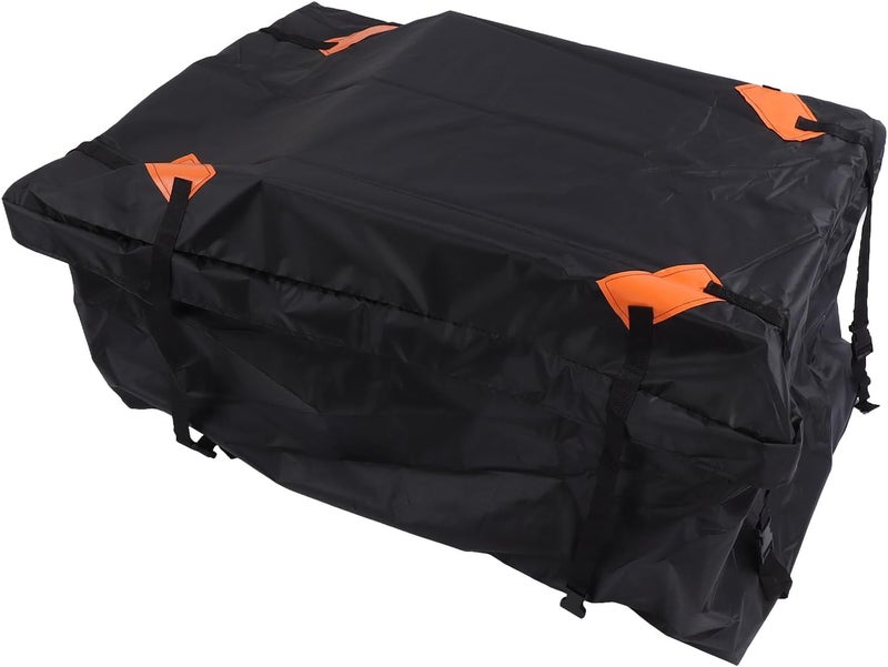 Focket Car Roof Bag, 425L Large Capacity with Anti Slip Mat for Luggage Carrier with Reinforced Straps for Sedans SUVs Small Trucks (420D) - Image 3