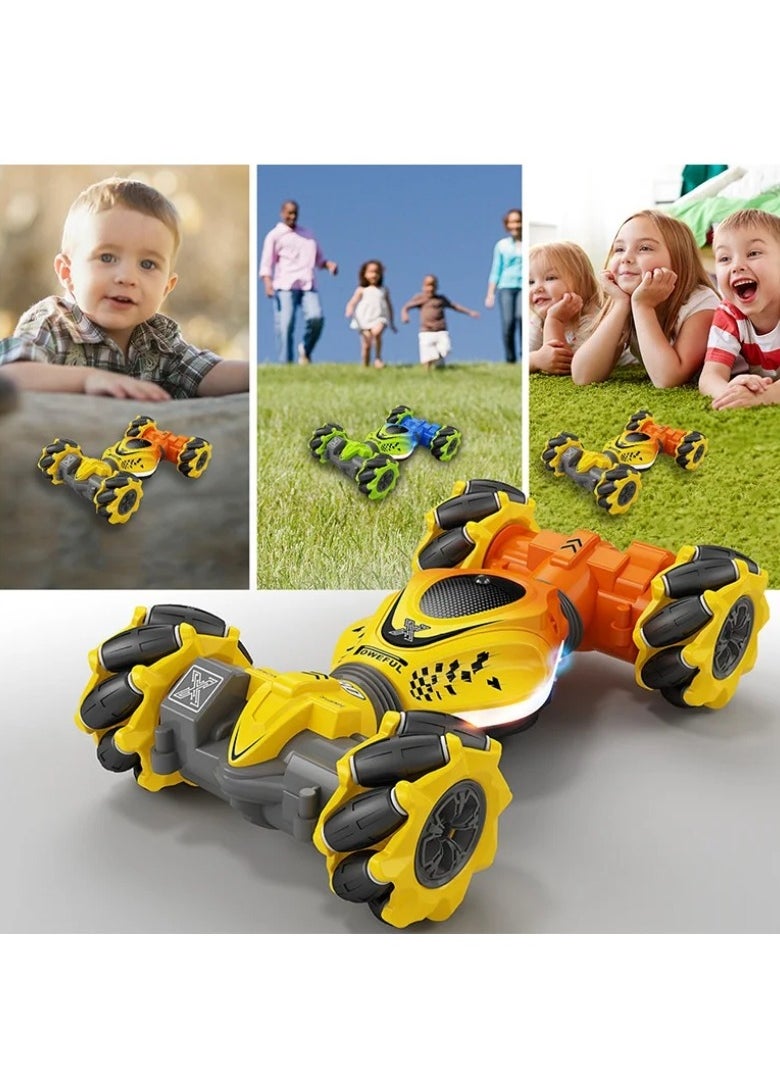 AROAQ 4WD RC Car Toy 2.4G RC Watch Gesture Sensor Rotating Rotation Stunt Drift Vehicle Toy for Children  - Image 2