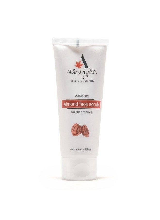 Aaranyaa - Face Scrub With Almond & Walnut (100Gm) ; Exfoliate Scrub ; Blackhead Whitehead Dead Skin Remover Detan ; Face Scrub For Women & Men - Image 1