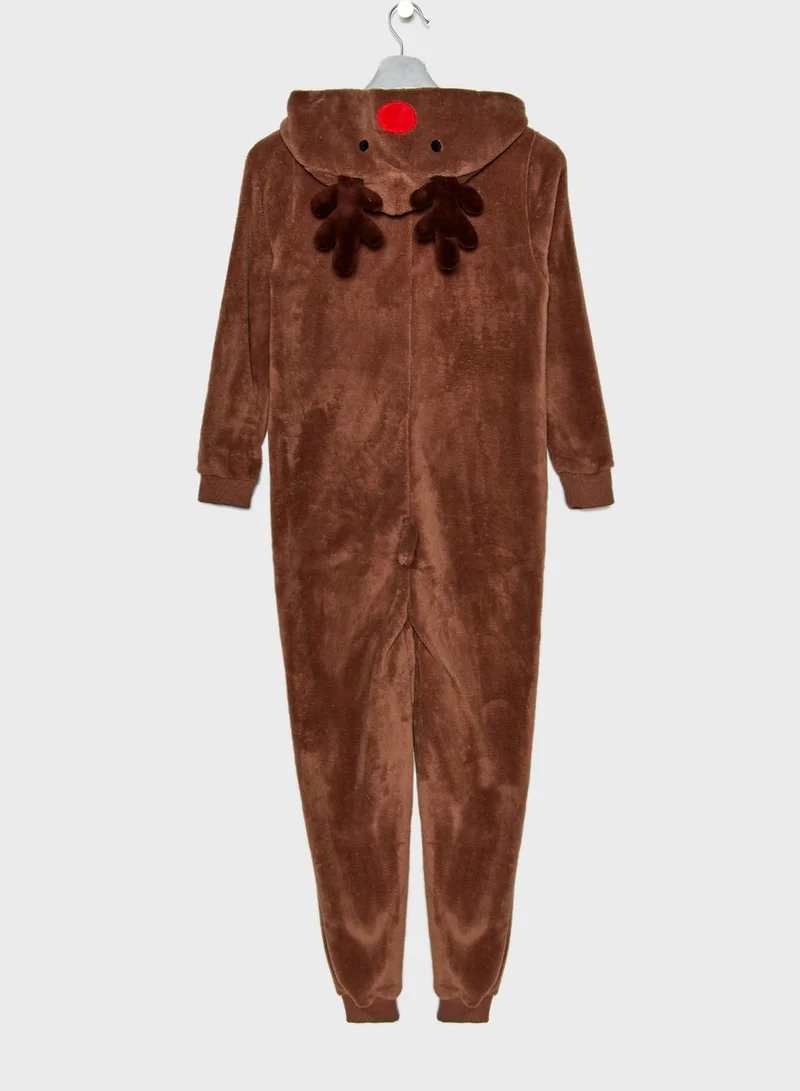Outdoor Kids Reindeer Onesie