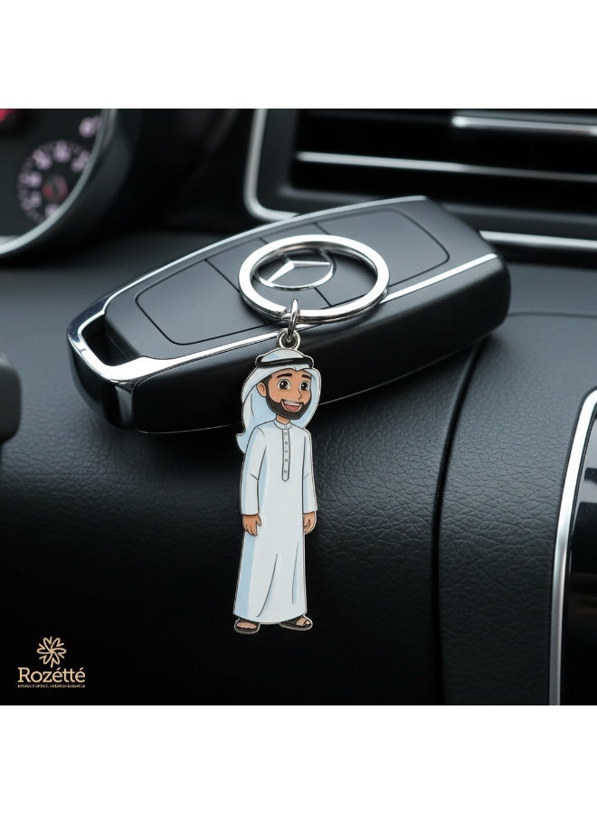 Rozette Arab Family Keychain Medallion - Image 1