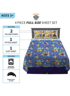 Franco Franco Kids Bedding Super Soft Microfiber Sheet Set, Full, Paw Patrol  - Image 3