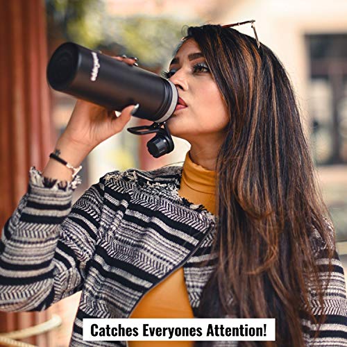 InstaCuppa Thermos Bottle 1000 mL, Double-Wall Thermos Flask, Vacuum Insulated Stainless Steel | Retains Hot and Cold Temperatures, Navy - Image 4