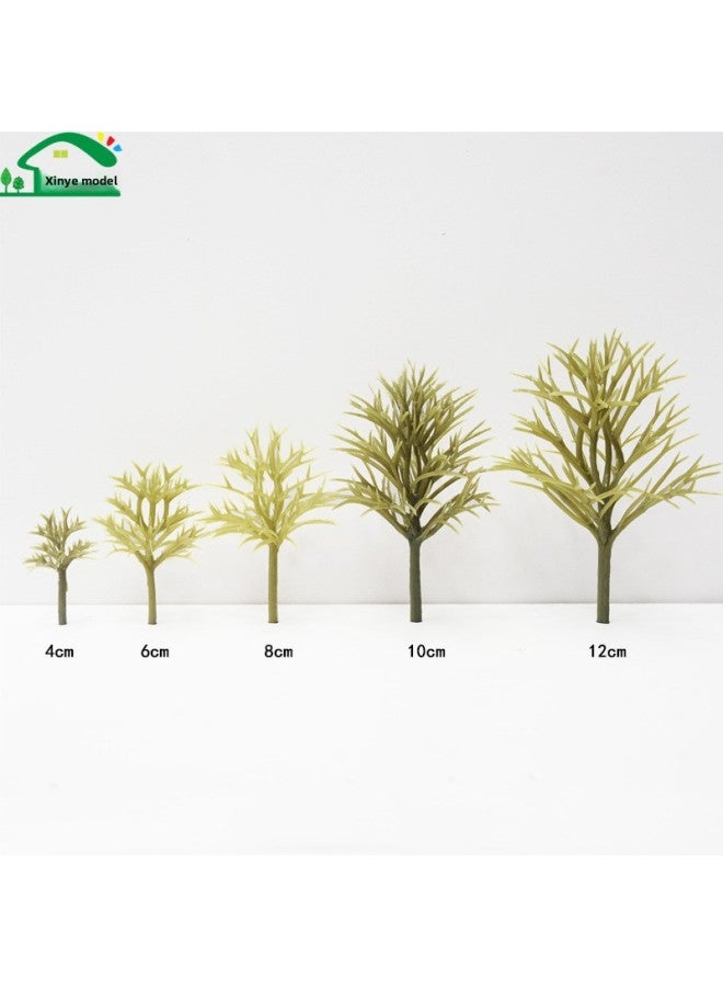 Model Tree Pole Trunk Semi-finished Small Branch Building Sand Table Scene Landscape Tree Mini Micro Landscape Plastic Peach Tree-Color:4cm Per Tree  - Image 2