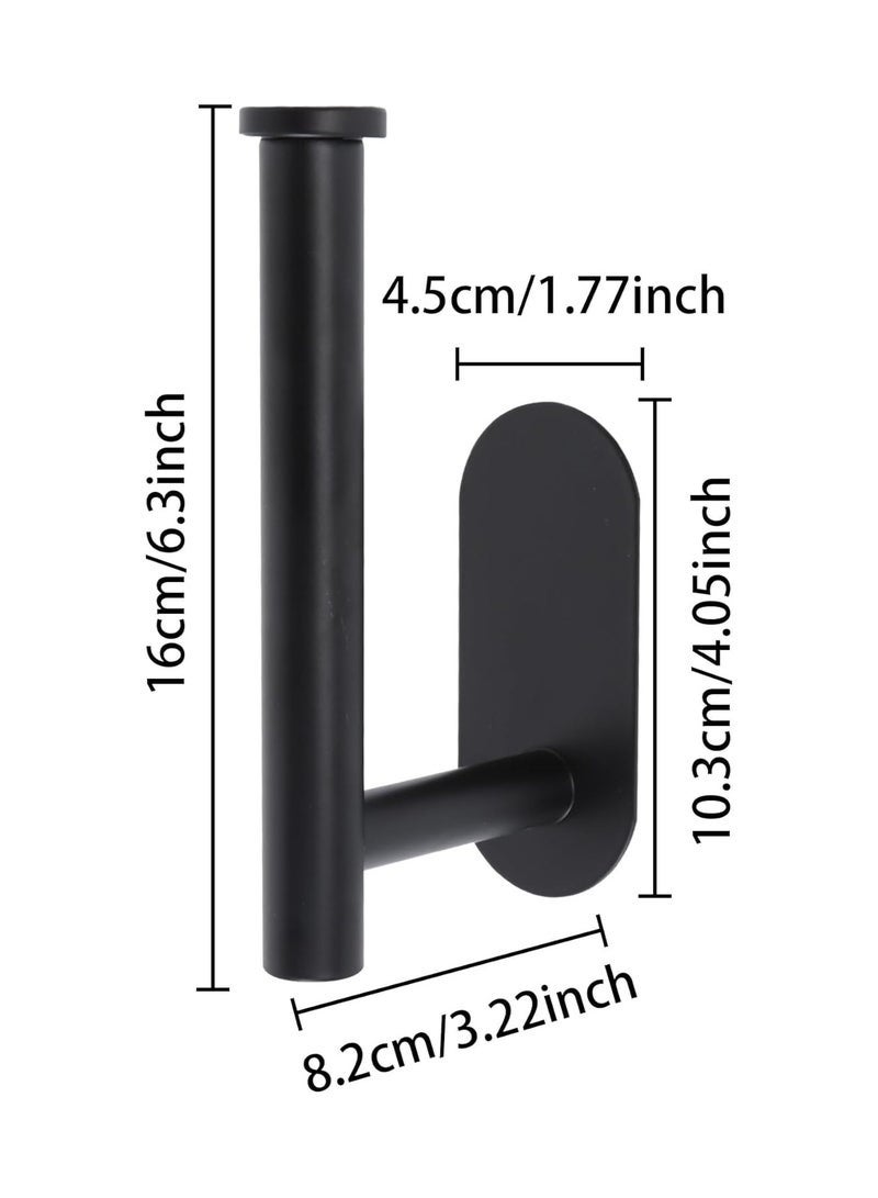 قطعتان من اربطة الستائر اللاصقة بدون ثقب (اسود) - Image 3