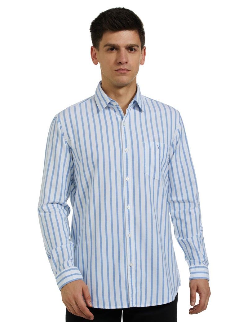 Van Heusen_Mens__Shirts_(VSSFUSLF008199_Blue_40) - Image 5