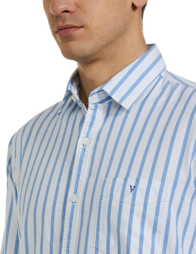 Van Heusen_Mens__Shirts_(VSSFUSLF008199_Blue_40) - Image 3