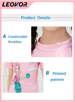 LEOKOR Swimsuits Set,Rash Guard Swimsuits,With Swimsuit and Shorts,for Girls  - Image 3