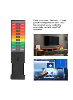 SYOSI Radiation Tester, Portable Electromagnetics Field EMF Gauss Meter, Handheld EMF Meter Magnetic-Field Monitor, Home Environmental Electrical Electromagnetic Detector 9 LED Gauss Meter  - Image 4