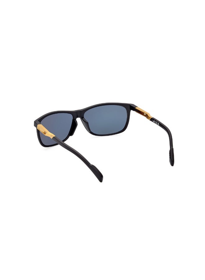 اديداس Sport Sp006102G Injected Sunglasses Size 62 For Male - Matte Black - Image 3