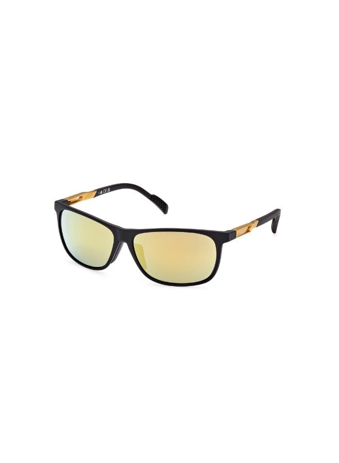 اديداس Sport Sp006102G Injected Sunglasses Size 62 For Male - Matte Black - Image 1