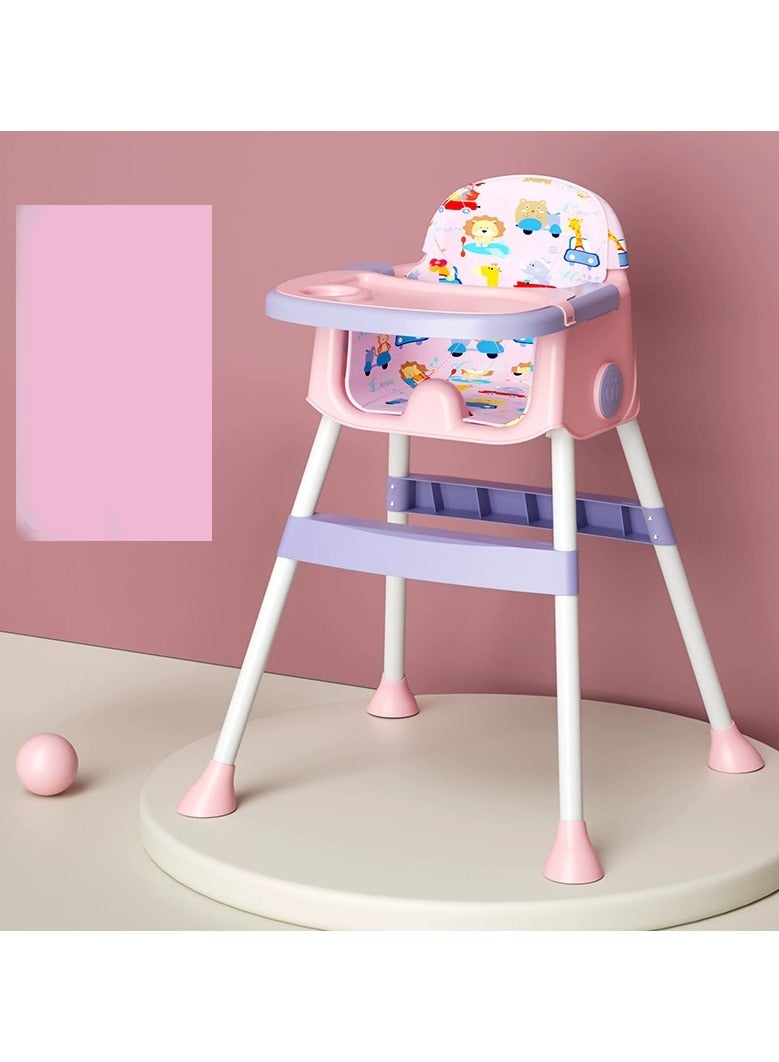 FULL JOY Adjustable Multifunctional Portable Foldable Dining Highchair With Removable Tray,92*66*61  cm - Image 2
