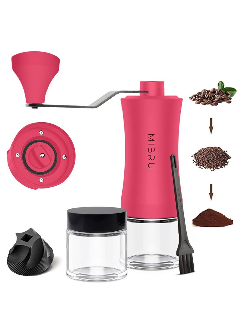 MIBRU V60 drip coffee maker set pink Suitable It consists of a scale barista's kit glass server drip jug coffee filter coffee grinder drip funnel thermometer  - Image 4