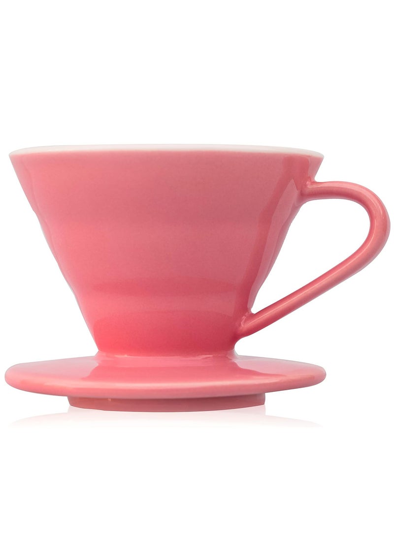 MIBRU V60 drip coffee maker set pink Suitable It consists of a scale barista's kit glass server drip jug coffee filter coffee grinder drip funnel - Image 2