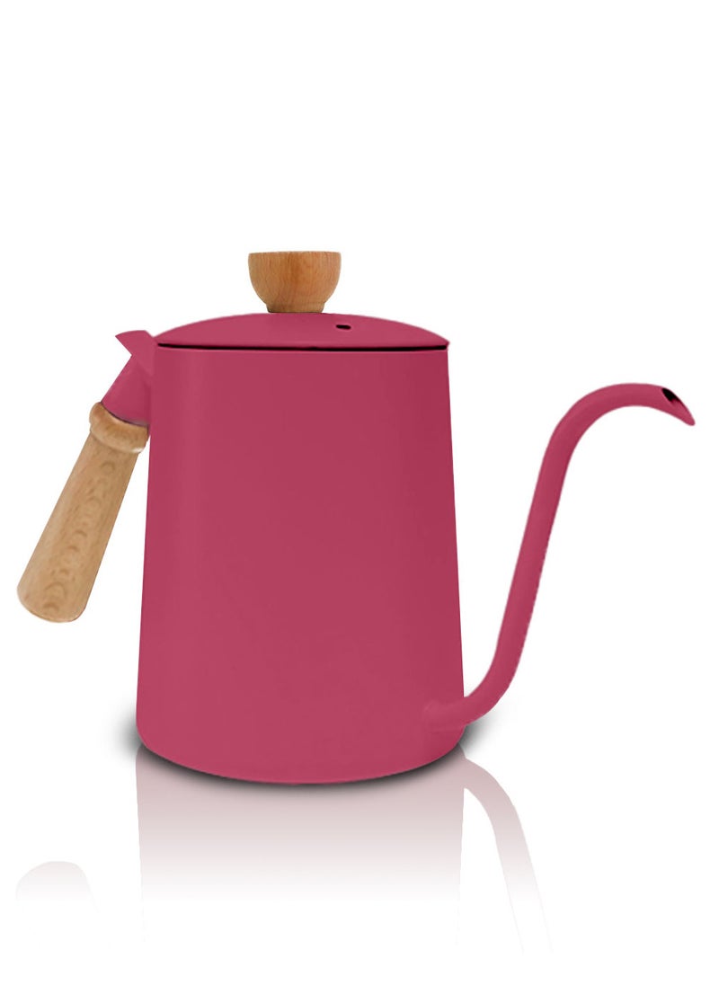 MIBRU V60 drip coffee maker set pink Suitable It consists of a scale barista's kit glass server drip jug coffee filter coffee grinder drip funnel thermometer  - Image 3