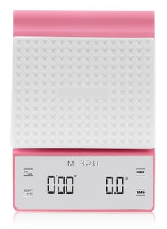 MIBRU V60 drip coffee maker set pink Suitable It consists of a scale barista's kit glass server drip jug coffee filter coffee grinder drip funnel thermometer  - Image 2