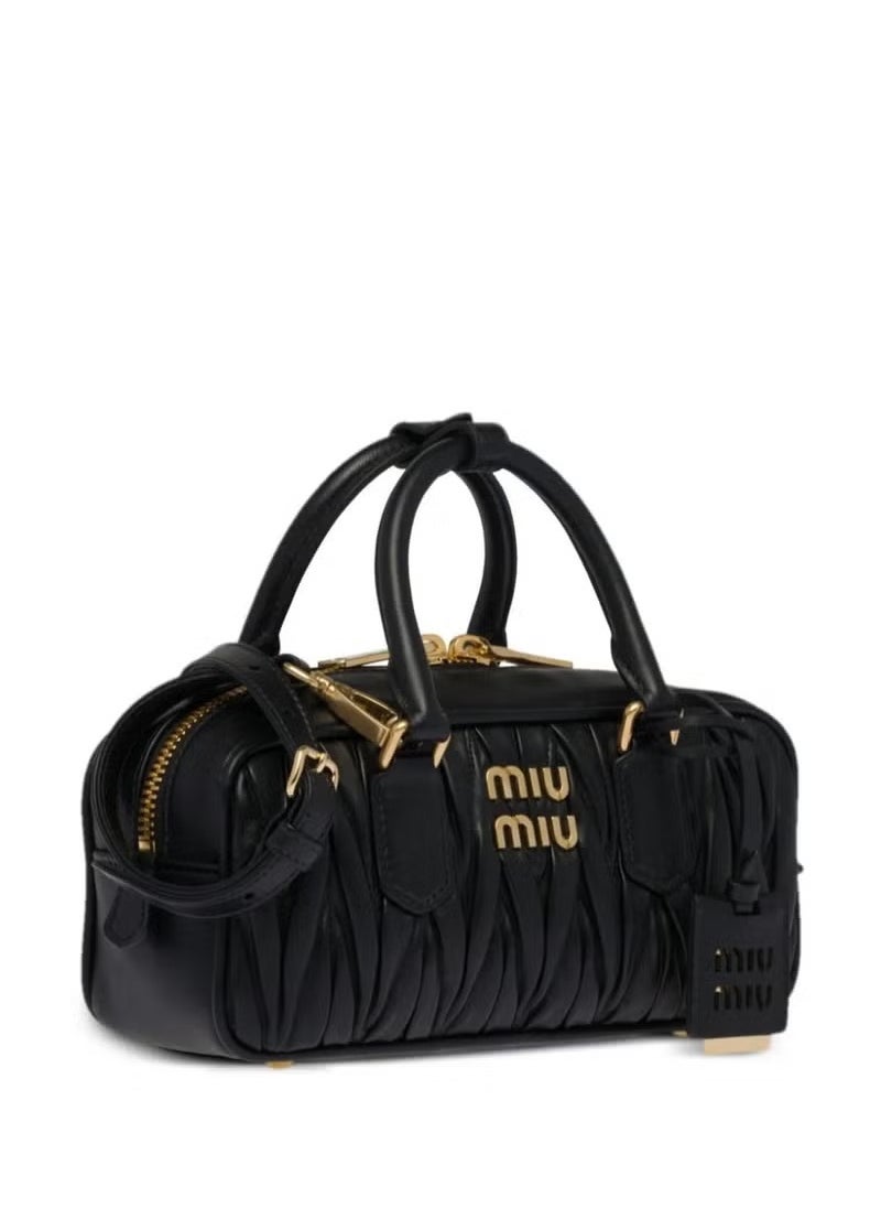 Miu Miu Miu Miu Small Arcadie Top Handle Bag in Matelassé Nappa Leather Crossbody Shoulder  - Image 4