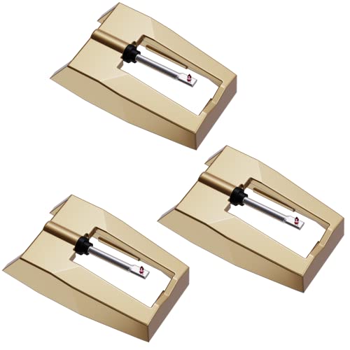 DIGITNOW Record Player Needle/Golden Needle with 3-Pack of Dimond Stylus Replacement for Turntable, Vinyl Record Player, lp, Phonograph - Image 1