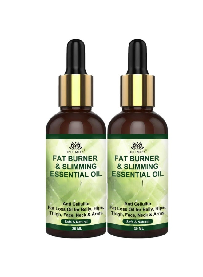 INTIMIFY Fat Burner & slimming essential oil For Men & Women (2 * 30ml) each - Image 1