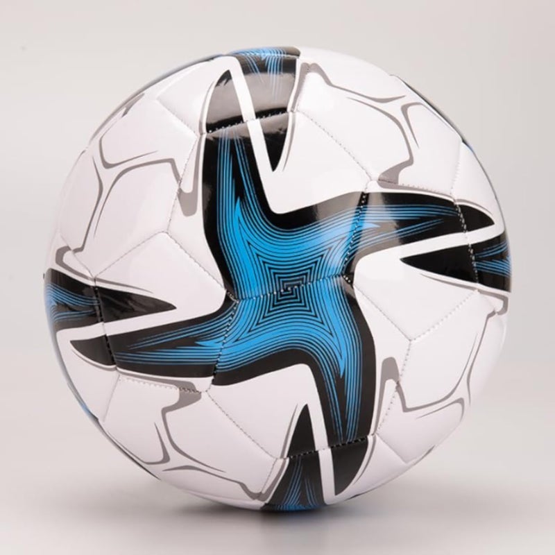 Professional Soccer Ball for All Ages – Modern &amp; Durable Interlocking Star Shape in Multiple Colors (Yellow, Blue, Red, Gold, Green) – Suitable for Training, Matches and Recreational Play