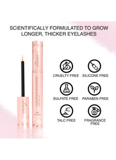 Liaison Eyelash Growth Serum (3ML) Premium Lash Serum for Eyelash Growth Thickness, Stronger, Healthier Lashes - Eye Lash Serum Growth - Vegan & Cruelty Free - Lash Growth Serum - 2 Month Supply - USA  - Image 5