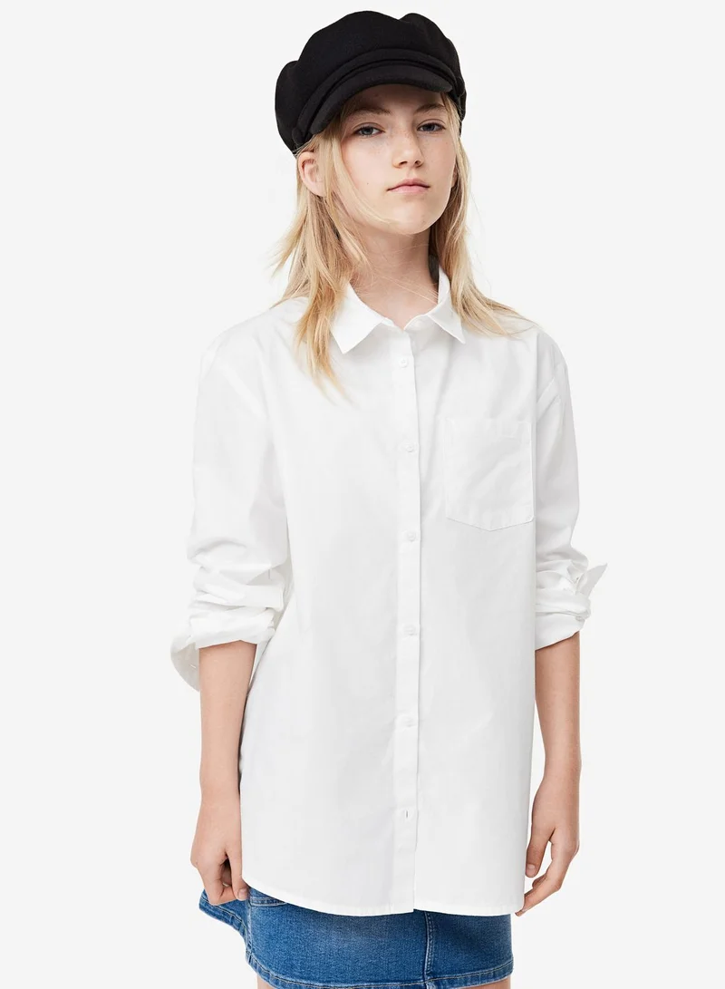 H&M Kids Essential Poplin Shirt