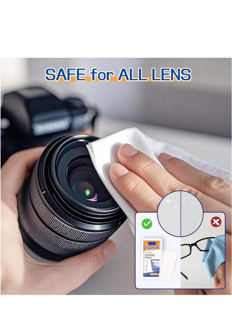 Screen & Electronic Cleaning Wipes,Pre-Moistened Individual Wrapped (12 x20cm) TV Screen Cleaner, Computer Monitor, Laptop, Lens Camera Sunglass Wipes, Streak-Free, 40 Pack  - Image 3