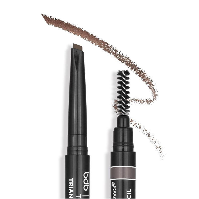 Billion Dollar Brows Universal Eyebrow Pencil â€“ Dual-Ended with Triple Threat Triangular Tip & Spoolie, Waterproof, Natural Finish, Easy to Use, Vegan & Cruelty-Free for Perfectly Defined Brows - Image 2