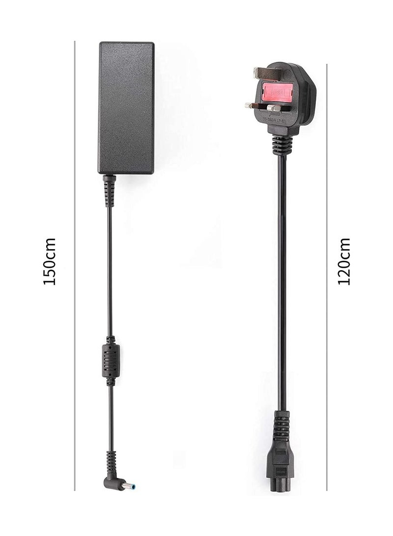 HP Laptop Power Adapter Charger 45W 19.5V 2.31A 4.5x3MM  Black - Image 2