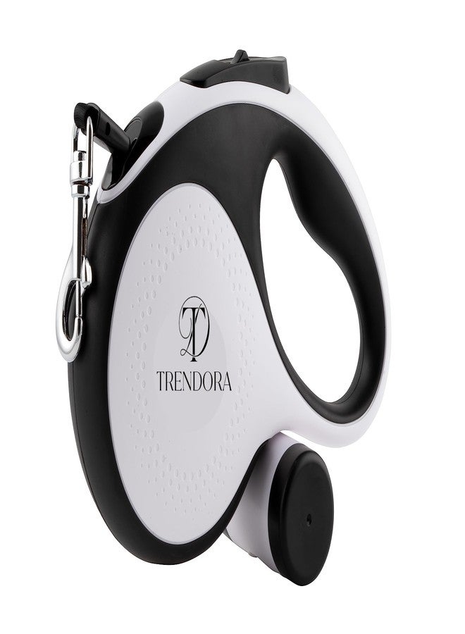 TRENDORA 360° Tangle-Free Retractable Dog Lead with Detachable Poo Bag Holder & 15 Poo Bags Included | Strong 5m Extendable Nylon Tape | Anti-Slip Handle | Dog Training Leash | for Dogs Up to 30kg - Image 1