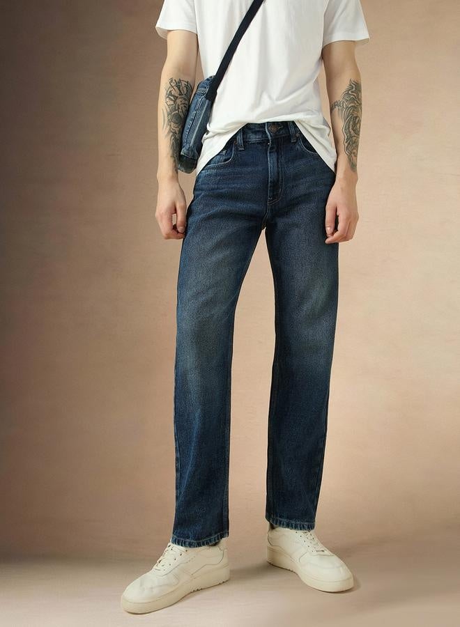 Dennis Lingo Men's Indigo Straight Fit Jeans - Timeless Wardrobe Staple  - Image 3