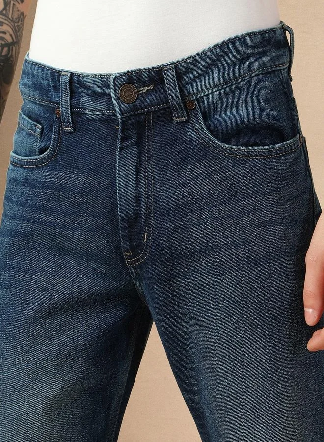 Dennis Lingo Men's Indigo Straight Fit Jeans - Timeless Wardrobe Staple