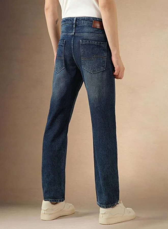 Dennis Lingo Men's Indigo Straight Fit Jeans - Timeless Wardrobe Staple
