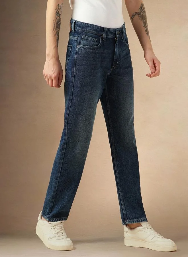 Dennis Lingo Men's Indigo Straight Fit Jeans - Timeless Wardrobe Staple