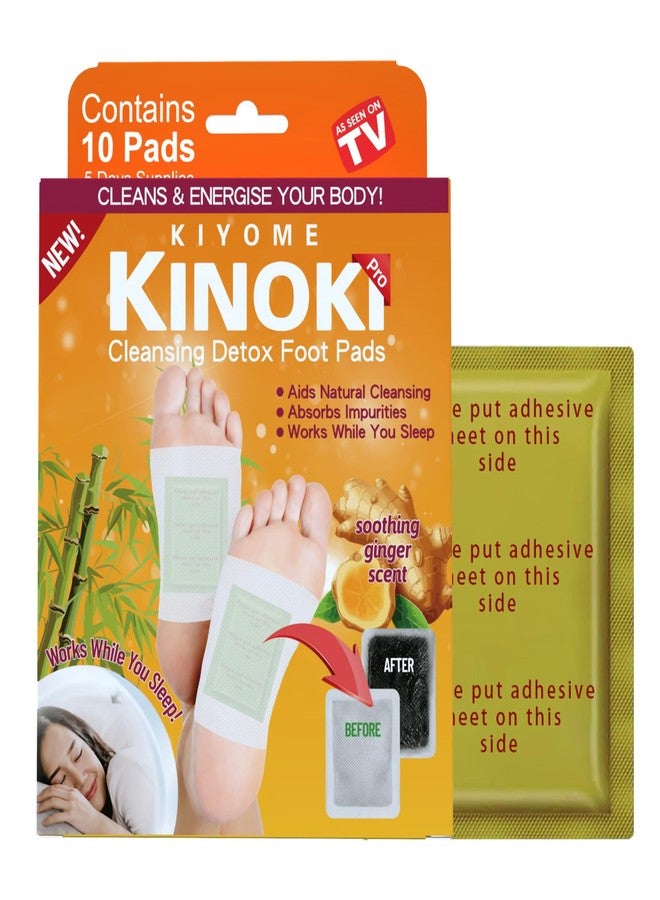 KLIFFOO Detox Foot Patches for Cleansing Toxin Remover for Men & Women,Deep Cleansing Detoxify Blood Circulation Foot Pad for Detox & Relaxation- Pain Relief, Stress Relief Sleep Patch (Ginger 10 Pads) - Image 2