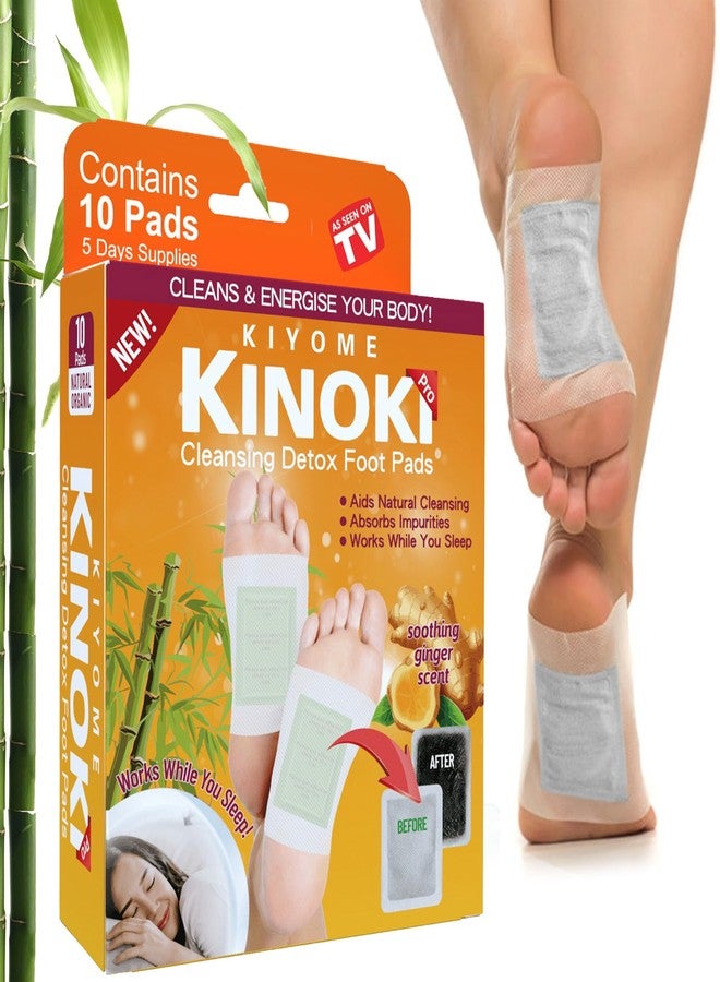 KLIFFOO Detox Foot Patches for Cleansing Toxin Remover for Men & Women,Deep Cleansing Detoxify Blood Circulation Foot Pad for Detox & Relaxation- Pain Relief, Stress Relief Sleep Patch (Ginger 10 Pads) - Image 1