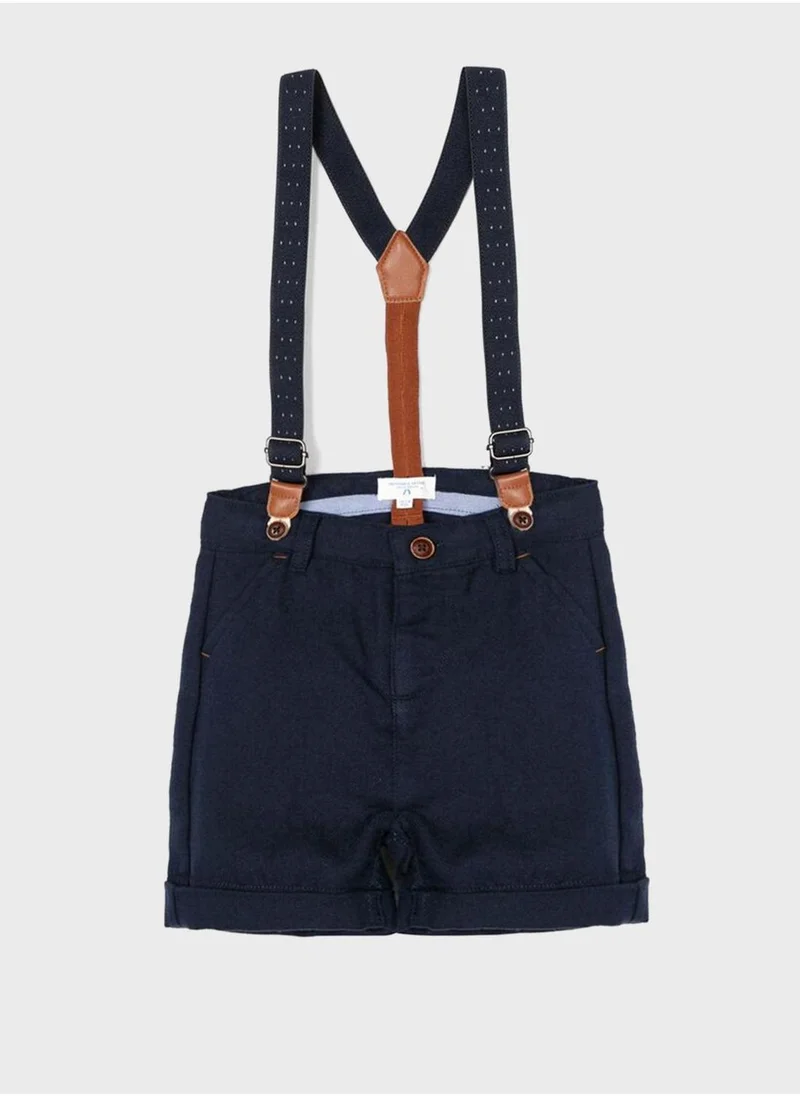 Zippy Infant Shorts With Suspenders