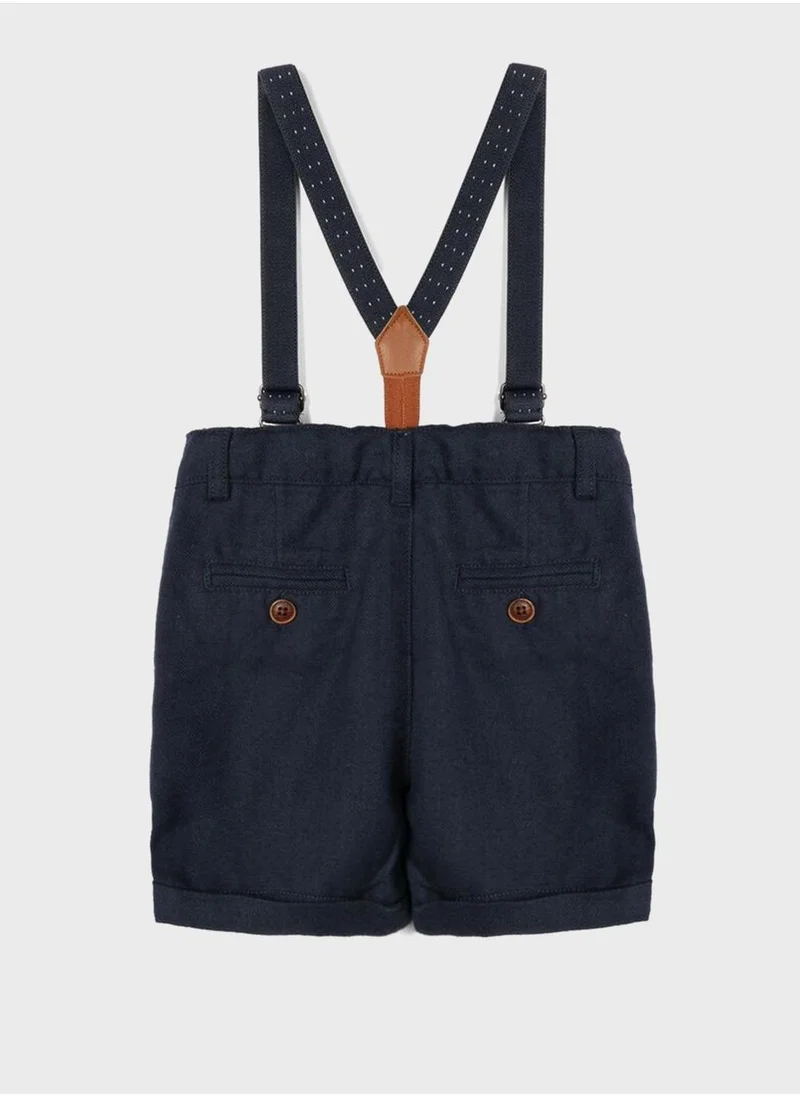 Zippy Infant Shorts With Suspenders