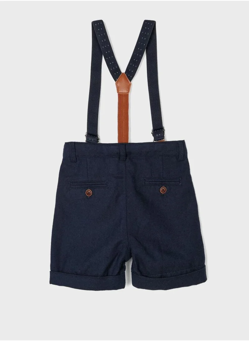 Zippy Infant Shorts With Suspenders
