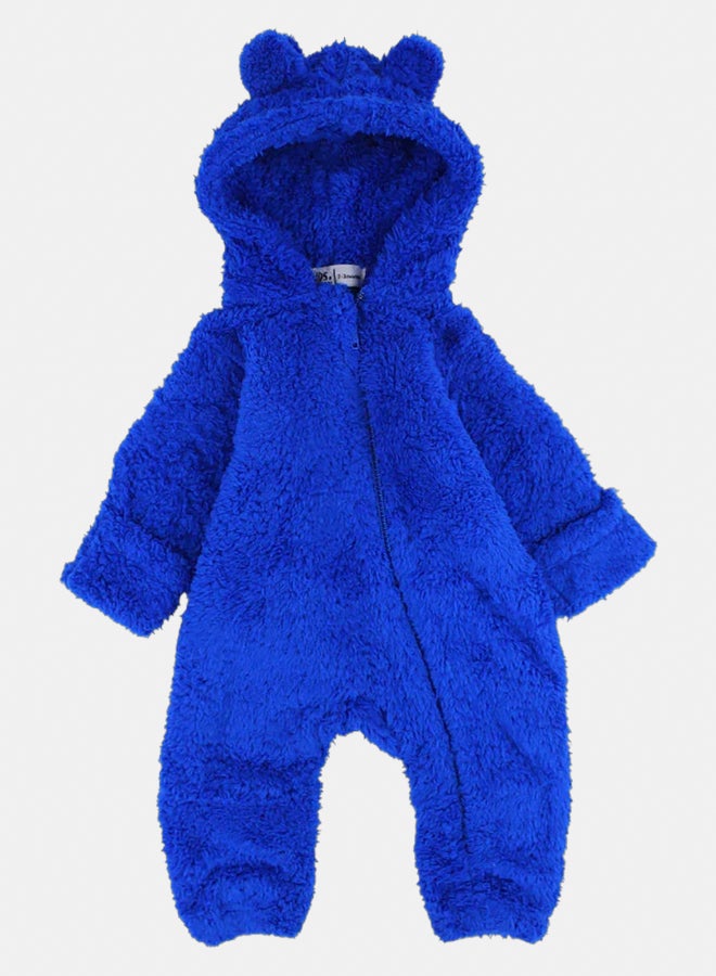 اوركيدز أفرول فرو تيدي بدون قدمين للرضع للجنسين – أزرق - Image 1