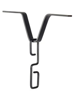 SYOSI, Rain Chains Adapter, Rustproof V-Shaped Rain Chain Gutter Adapter Hook Suitable for Downspout Outlet, Black Rain Chain Suitable for Any Standard-sized Gutter