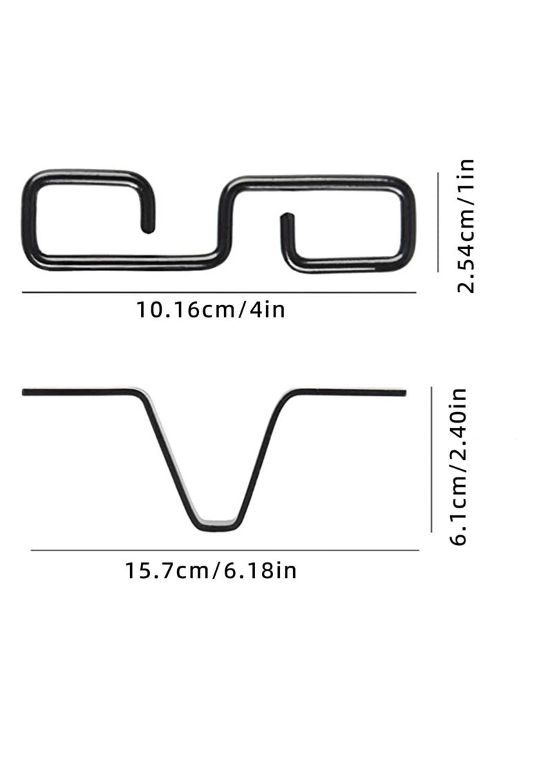 SYOSI - SYOSI, Rain Chains Adapter, Rustproof V-Shaped Rain Chain Gutter Adapter Hook Suitable for Downspout Outlet, Black Rain Chain Suitable for Any Standard-sized Gutter - Image 1