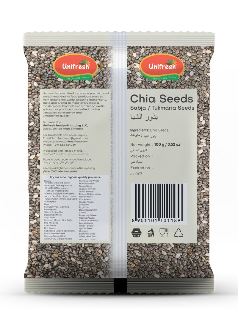 Unifresh Chia Seeds 100g - Image 2