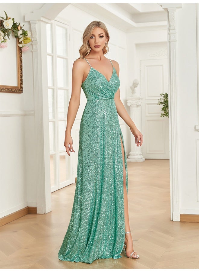 Madam Uniq Sequin A-Line Dress - Image 4