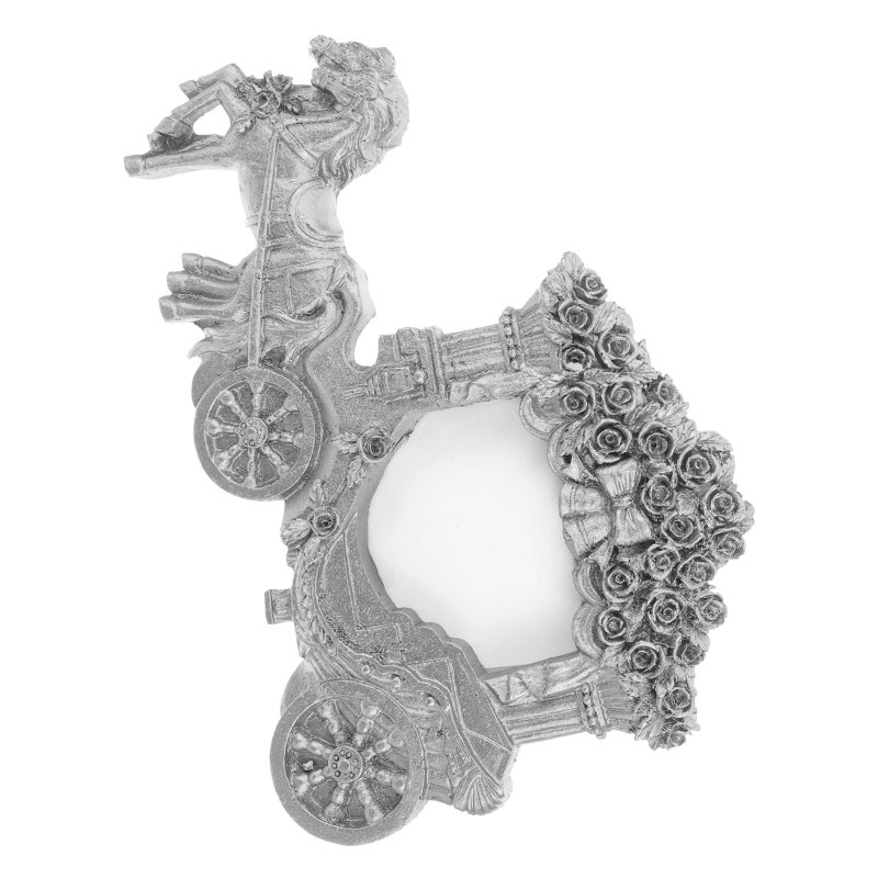 European Style Photo Frame Carriage Shape Wedding Picture Frame Desktop Vintage Photo Frame - Image 1