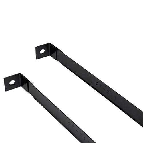 TRQ Fuel Tank Strap Black Compatible with 2001-2011 Ford Crown Victoria Lincoln Town Car Mercury Grand Marquis 2003-2004 Marauder - Image 2