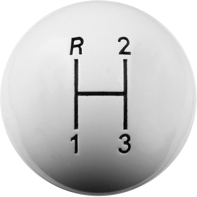 Hurst 1637624 White 3-Speed Replacement Shifter Knob - Image 2